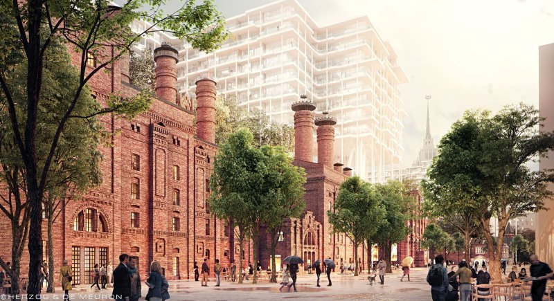 Начались реставрационные работы бывшего Бадаевского завода