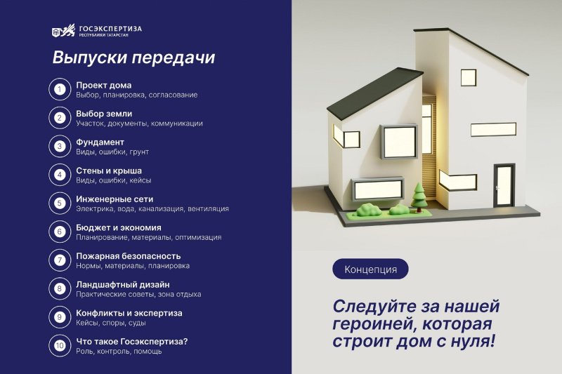В Татарстане запустили обучающий проект по строительству дома